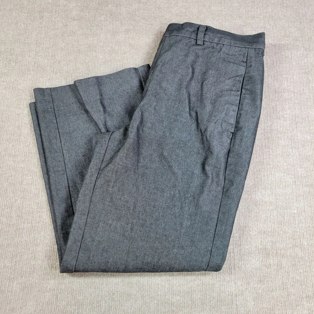 Banana‎ Republic Dress Pants Mens 32x26 Gray Straight Leg Flat Front Trousers